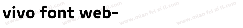 vivo font web字体转换